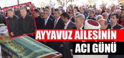SİYASİLER CENAZEDE BİR ARAYA GELDİ 