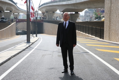 ÜÇGEN KÖPRÜLÜ KAVŞAKLARI TRAFİĞE AÇILDI