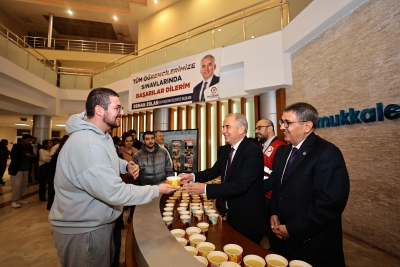 Üniversite öğrencilerine final haftasında çorba ikramı!