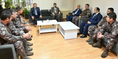 Vali Hasan Karahan 112 Acil Çağrı Merkezi ve Çevik Kuvvet Şube Müdürlüğü’nü Ziyaret Etti