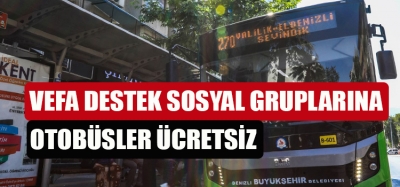 Vefa Sosyal Destek Grubu belediye otobüslerinden ücretsiz yararlanacak